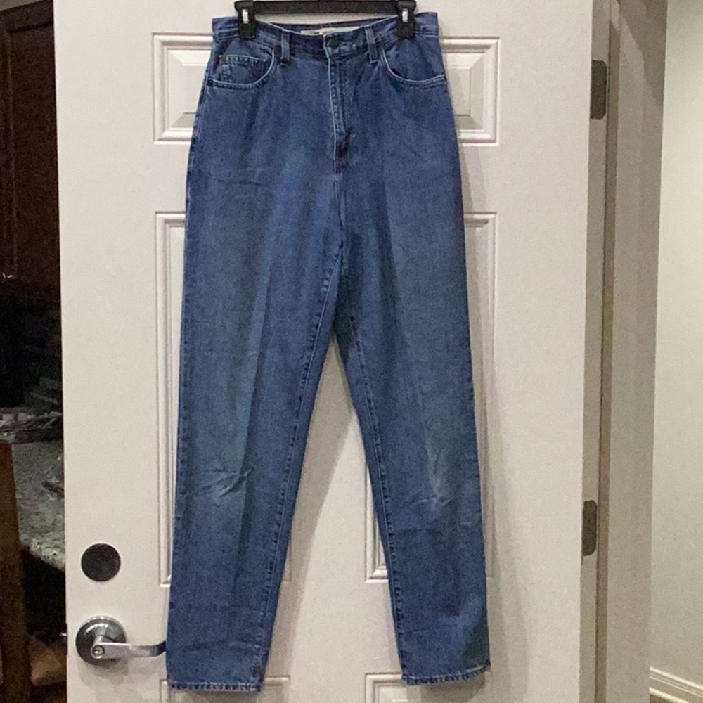 Preowned GAP Women’s Reverse Fit Denim Blue Jeans Size 10 Regular (Item#P016)